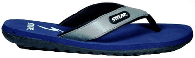 

Stylar Grey And D. Blue Ronaldo Flip Flops, Yellow::blue