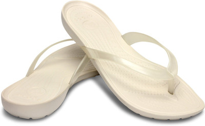 

Crocs Flip Flops, Off white