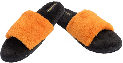 

Futro z krolika Slippers, Yellow1