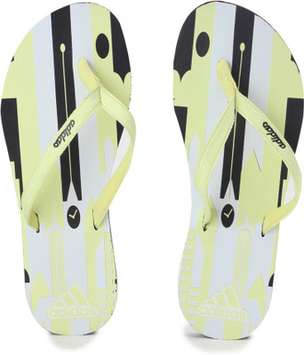 

ADIDAS BEACH PRINT MAX OUT WOMEN Slippers, Cblack/ltflye/ftwwht