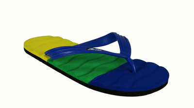 

Funk'd Tri Green Color Slippers, Multicolor