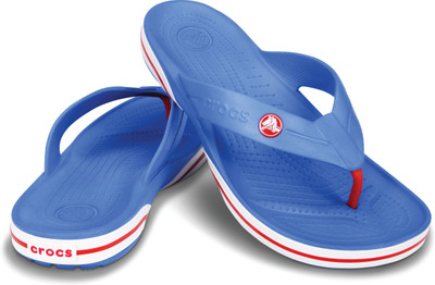 

Crocs Boys Slipper Flip Flop, Varsity blue/white