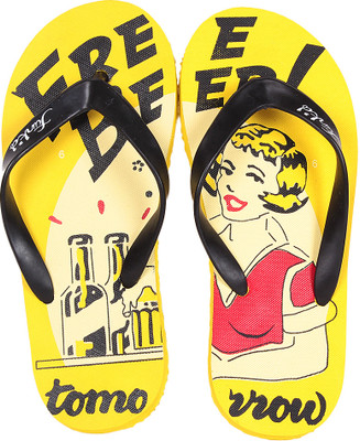 

Funk'd Beer Flip Flops, Yellow