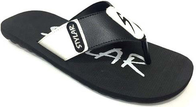 

Stylar Rahul Flip Flops, Black;white