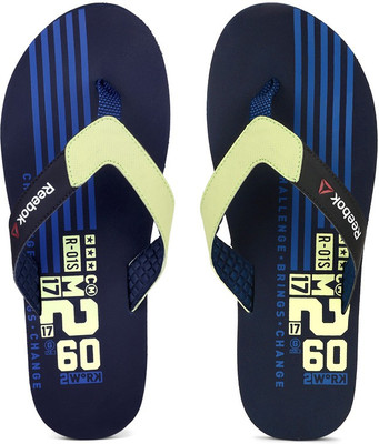 REEBOK GRAPH FLIP Slippers, Navy/green/blk/blue