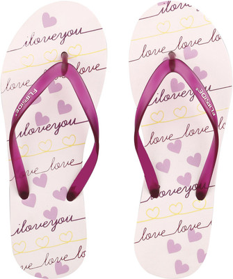 Flipside I Love You Slippers, Pink