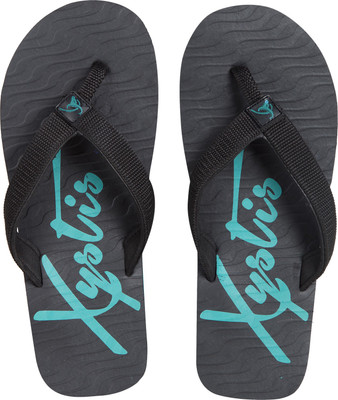 

Xystis Flip Flops, Aqua blue and black