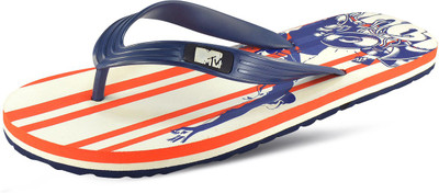 

MTV Flip Flops, Navy and off white