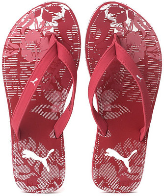 

Puma Flora 2 DP Women Flip Flops, Geranium;white