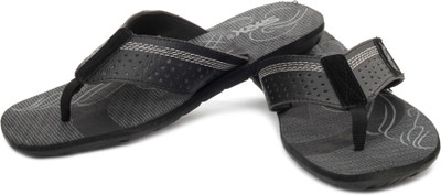 

Sandak by Bata Stallone Chappal Flip Flops, Black