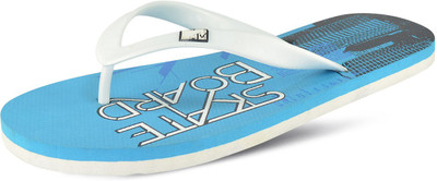 

MTV Flip Flops, Aqua and white