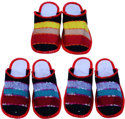 Shree Sai Slippers, Red