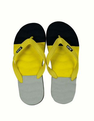 

Funk'd Tricolor Slippers, Yellow