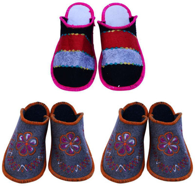 Shilipi Perokars Slippers, Multicolor