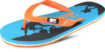 

MTV Flip Flops, Aqua and orange