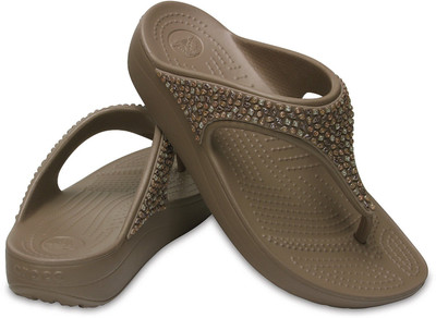 

Crocs Flip Flops, Brown