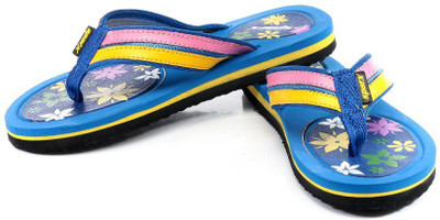 

Sparx SFL-25 Flip Flops, Blue/yellow