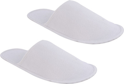 

Futro z krolika 10 PARIS OF WHITE COLOUR TERRY DISPOSABLE Slippers, White10