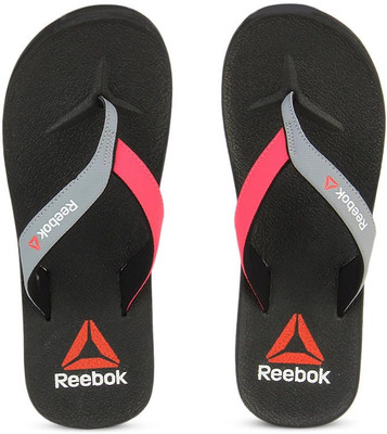 

REEBOK ADVENTURE FLIP Slippers, Blk/blazing pink/flat gry