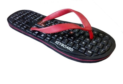 

Unispeed QWERTY KeyBoard Slippers, Red