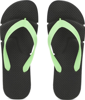 

REEBOK FRESCO FLIP Slippers, Blk/luminous lime