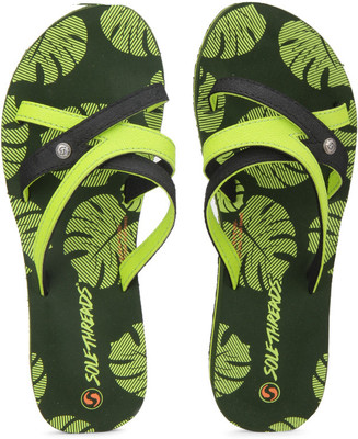 

Sole Threads Coco Women Flip Flops, Olive;lime