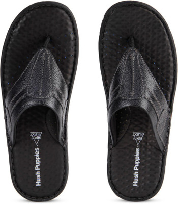 

Hush Puppies By Bata SEDAN THONG Slippers, Black