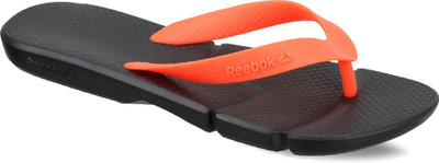 

REEBOK Slippers, Blk/neon cherry