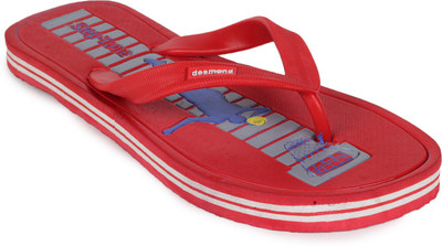 Desmond 11e Mens Hawai Flip Flops, Red