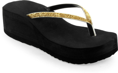 Shoe Lab Women Slippers(Gold , 40 Euro)