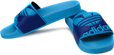 

ADIDAS ORIGINALS Adilette Trefoil Flip Flops, Solblu;croyal