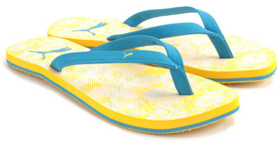 

Puma Express DP Women Flip Flops, Dandelion-cyan blue-white