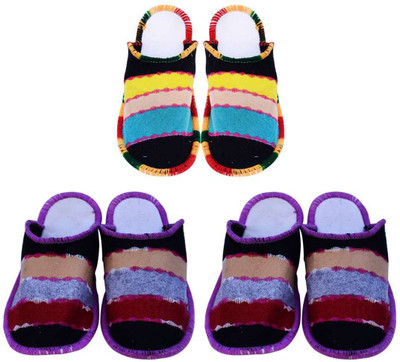 

Shree Sai Slippers, Black