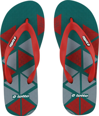 Lotto Ester Slippers, Green/red/grey