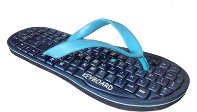 

Unispeed QWERTY KeyBoard Slippers, Blue