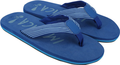 

Imagica Mens typo Flip Flops, Blue