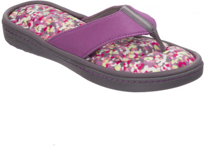 

Dearfoams Flip Flops, Purple