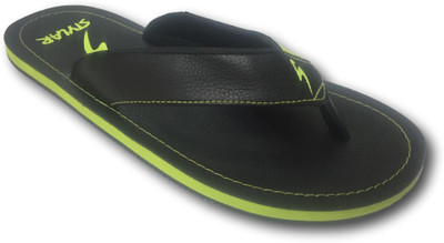 

Stylar Flip Flops, Black;yellow