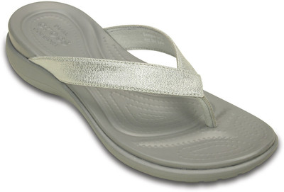 

Crocs Flip Flops, Silver