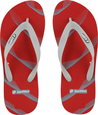 Lotto Still Slippers, Red/grey
