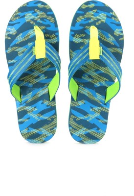 

REEBOK Slippers, Evolved blue/neon yellow/far out blue