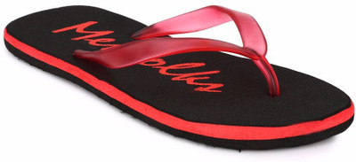 

Menfolks Flip Flops, Red::black