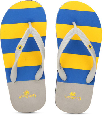 

Woodland Flip Flops, Yellow/blue