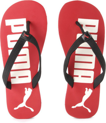 

Puma Flip IDP Flip Flops, White- ribbon red-black