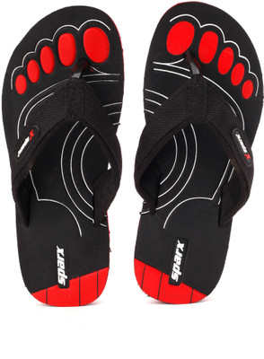 

Sparx SFG-512 Slippers, Black red