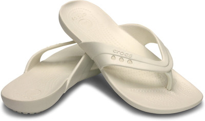

Crocs Flip Flops, Off white