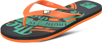 

MTV Flip Flops, Grey and orange