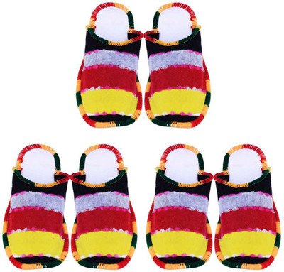 Shilipi Perokars Slippers, Multicolor