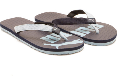 

Puma Flip Flops, Grey::black::blue