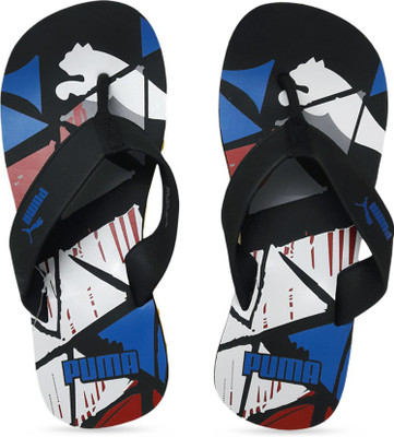 

Puma Stamp IDP Slippers, Puma black-puma white-high risk red